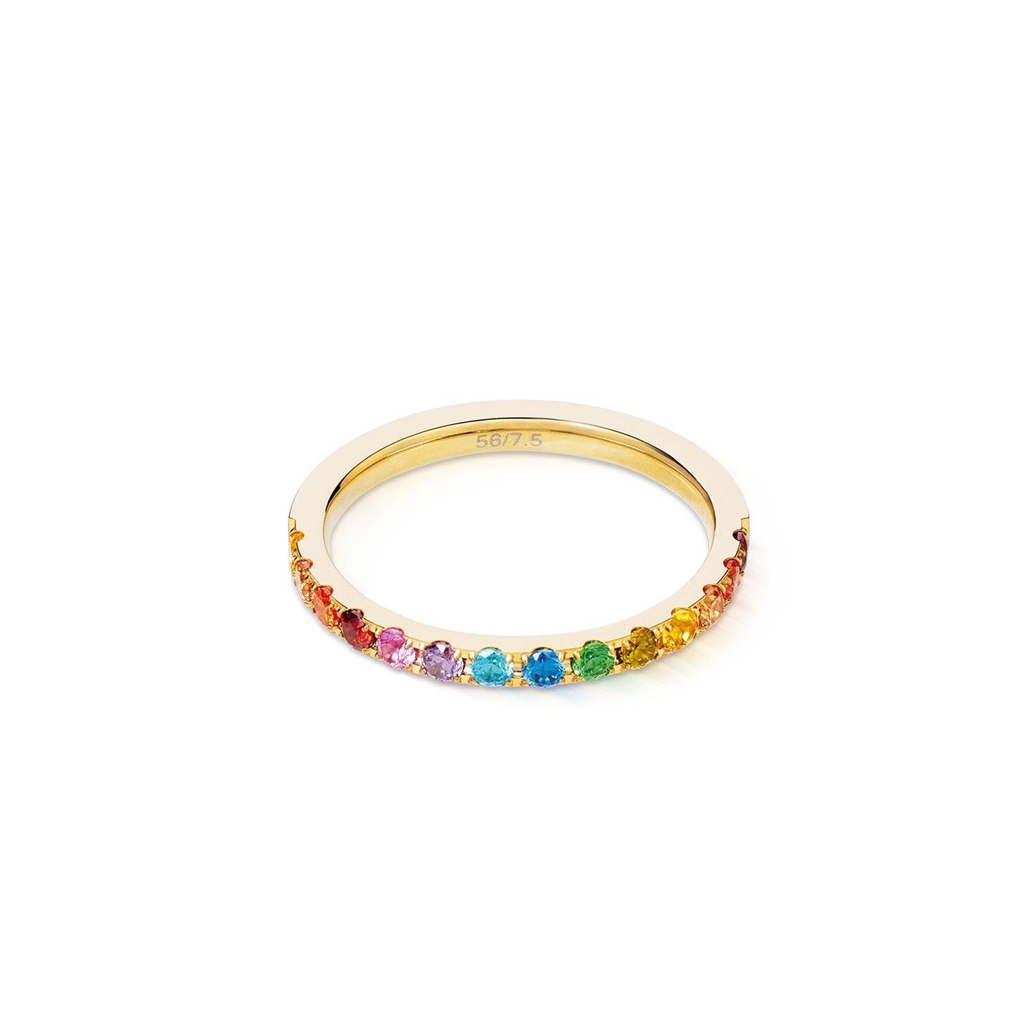 Bague Eternal Love or-rainbow