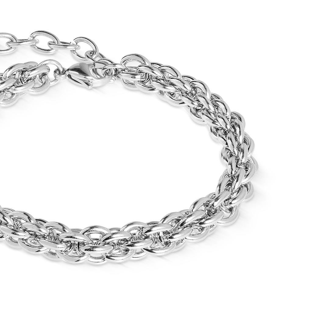 Bracelet Mesh Chain Classic argent