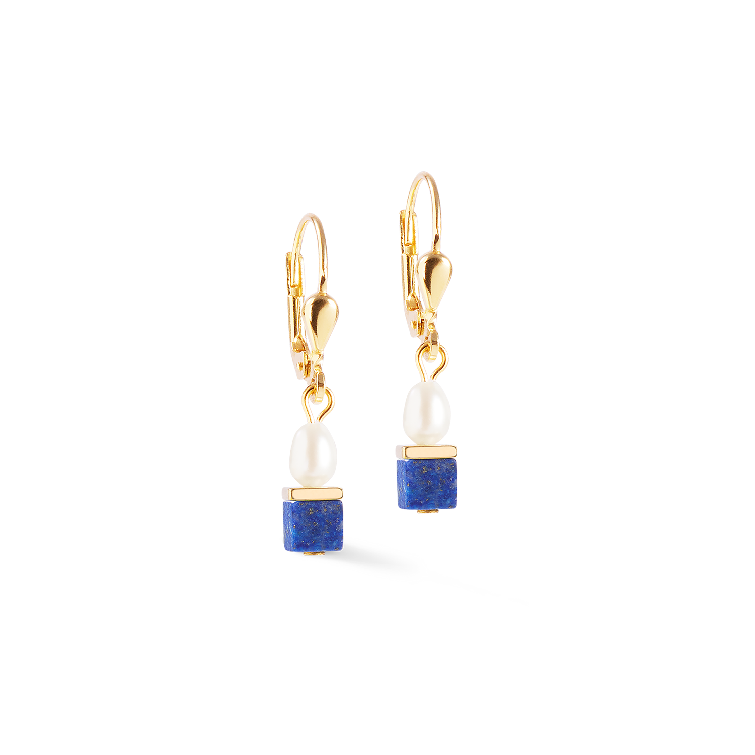 Boucles d'oreilles Princess Fusion Pearls Lapis-lazuli