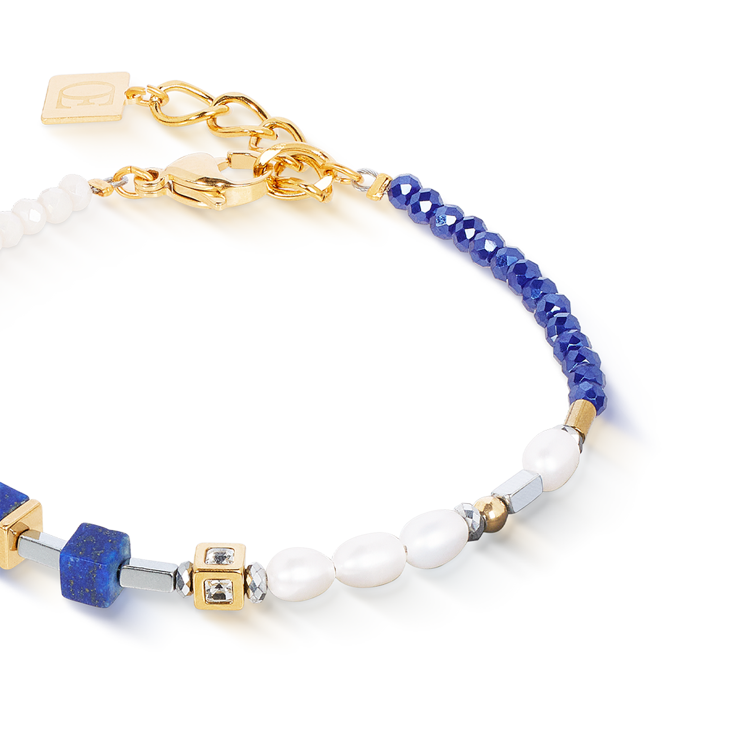 Bracelet Princess Fusion Pearls Lapis-lazuli