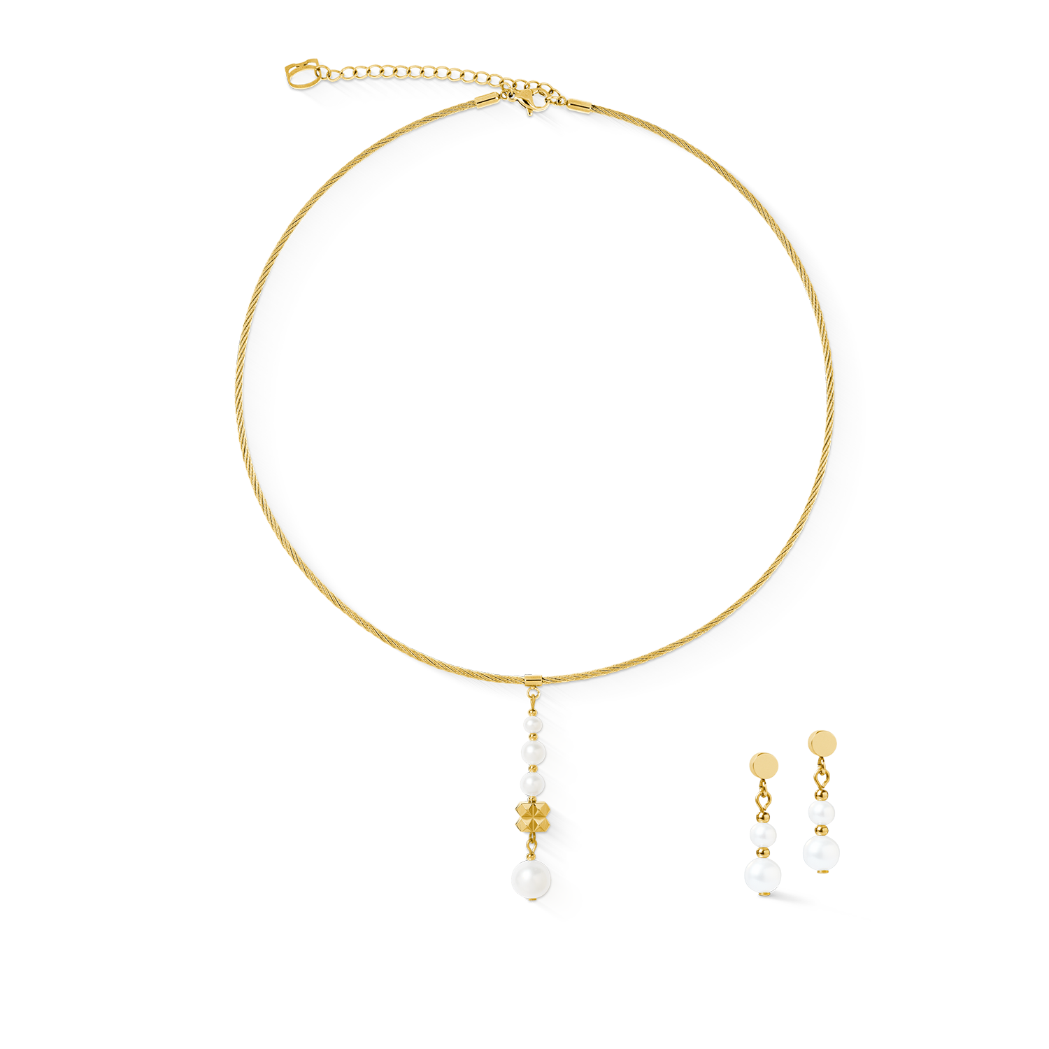 Boucles d'oreilles Pearl Drop or