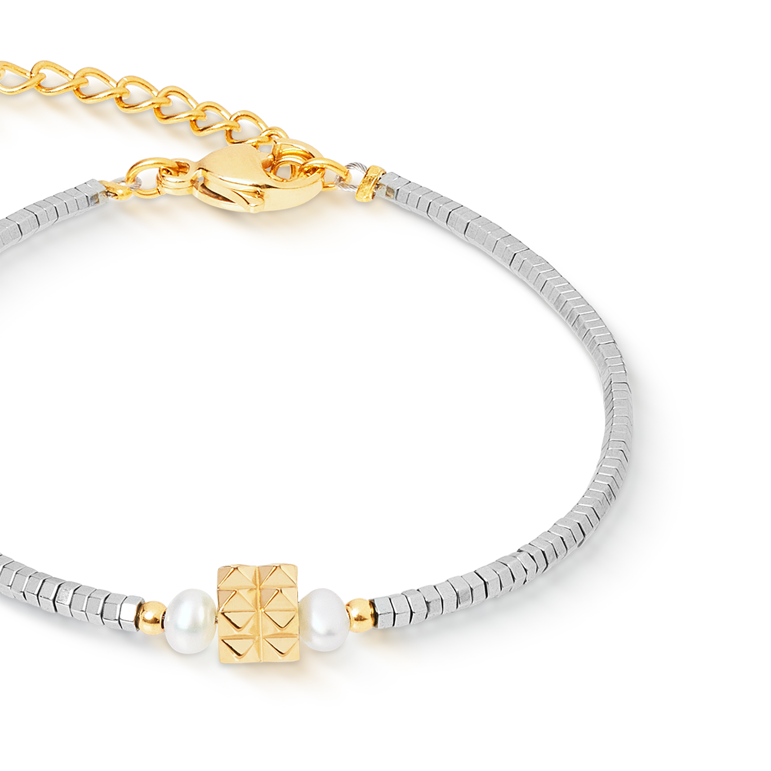 Bracelet Edge & Grace argent-or