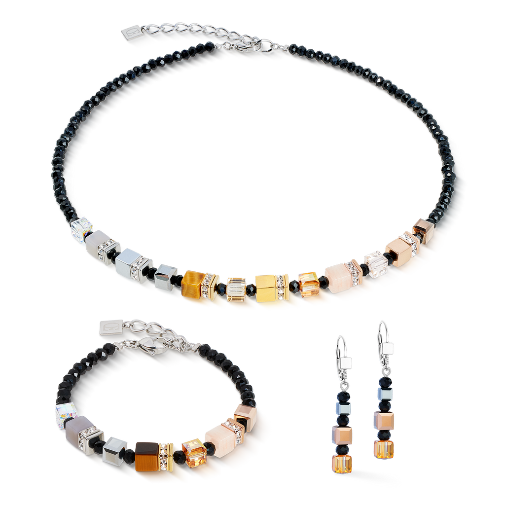 Collier GeoCUBE® Precious Nature tricolore