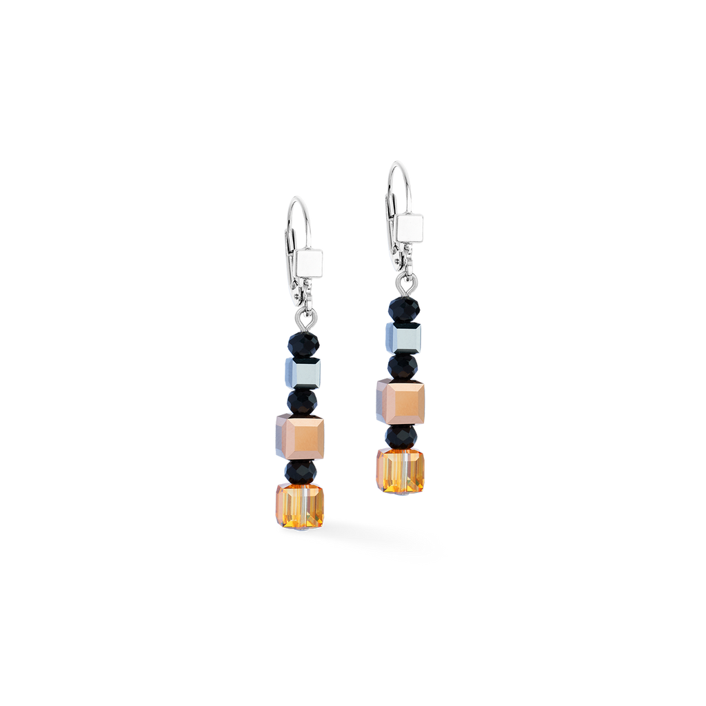 Boucles d'oreilles GeoCUBE® Precious Nature tricolor