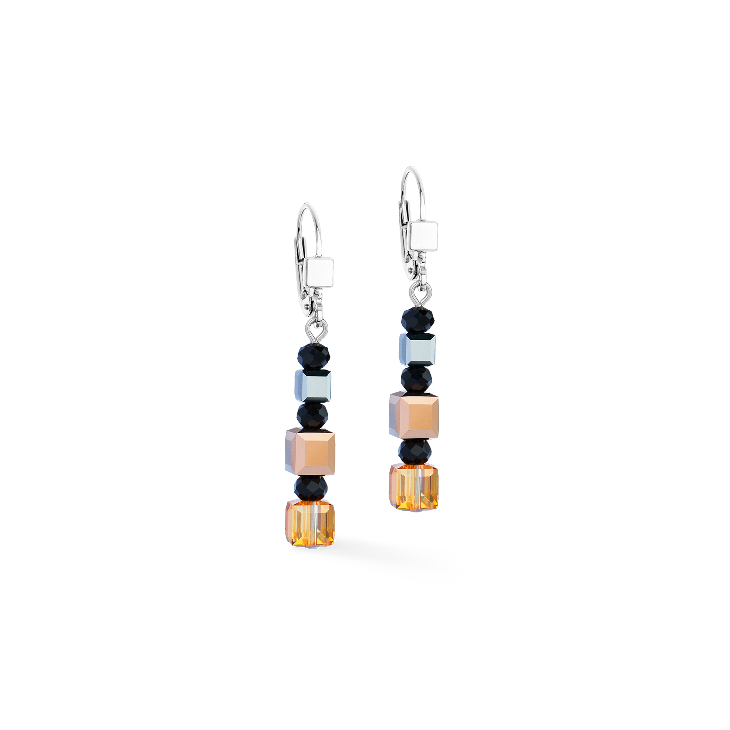 Boucles d'oreilles GeoCUBE® Precious Nature tricolor