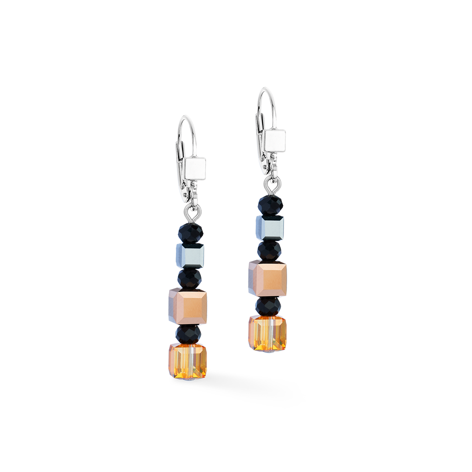 Boucles d'oreilles GeoCUBE® Precious Nature tricolor