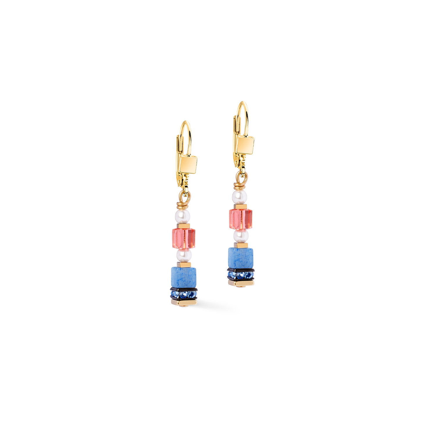 Boucles d'oreilles Sparkling Princess Spikes or-multicolore