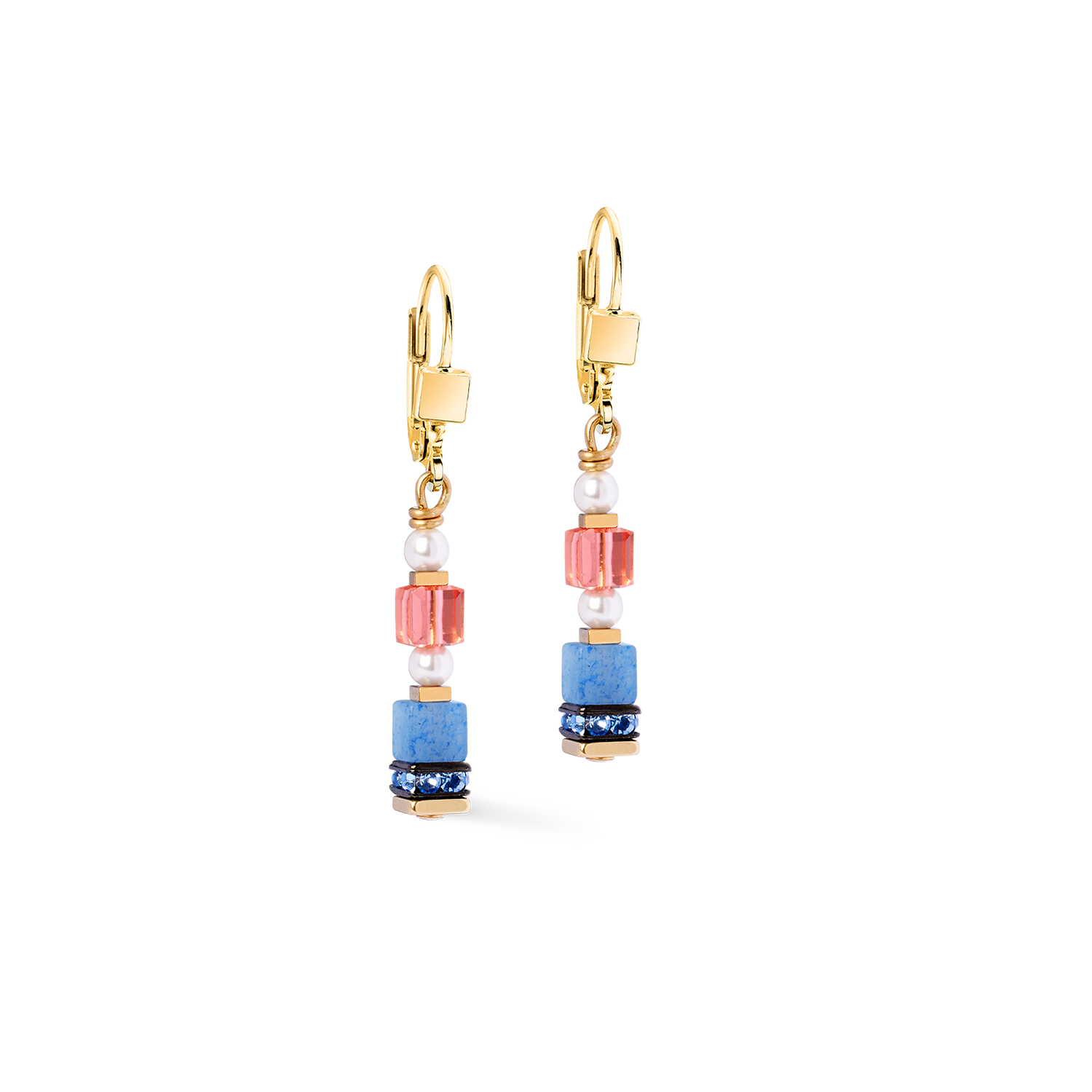 Boucles d'oreilles Sparkling Princess Spikes or-multicolore