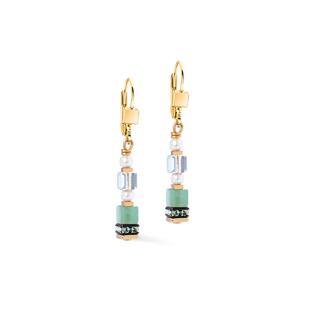 Boucles d'oreilles Sparkling Princess Spikes or-Art Nouveau