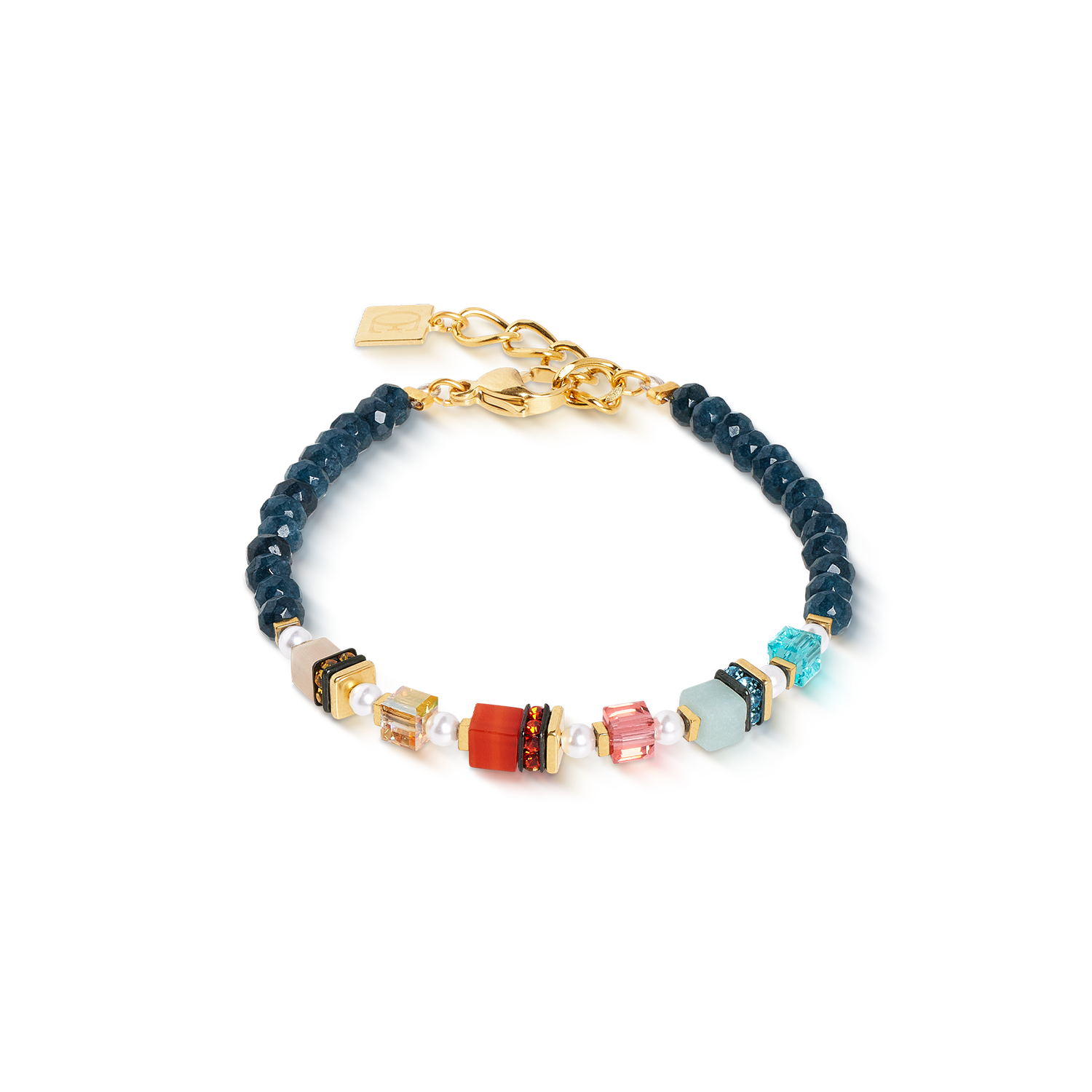 Bracelet Sparkling Princess Spikes or-multicolore