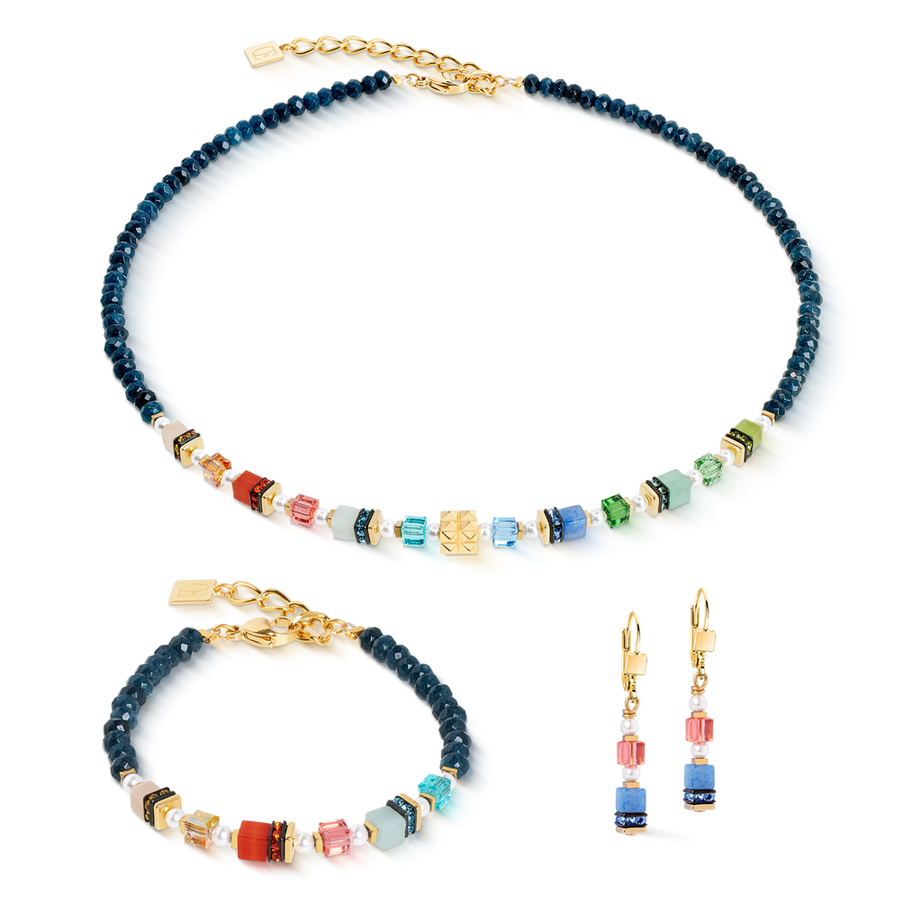 Bracelet Sparkling Princess Spikes or-multicolore