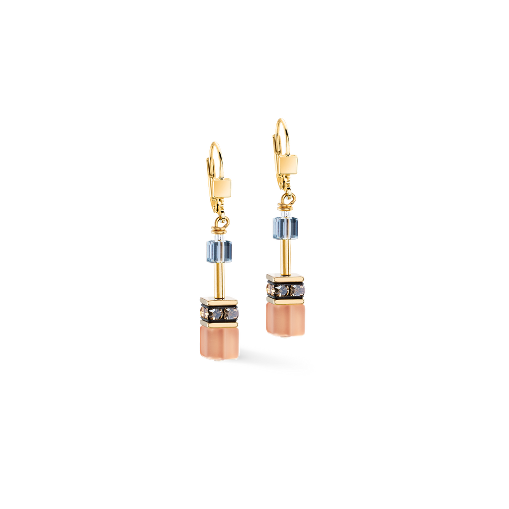 Boucles d'oreilles GeoCUBE® Iconic Earth Mirage or