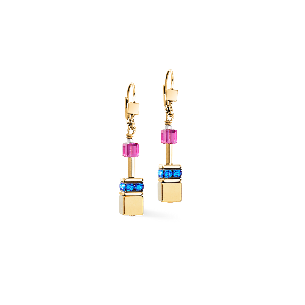 Boucles d'oreilles GeoCUBE® Iconic Metallic Rainbow or