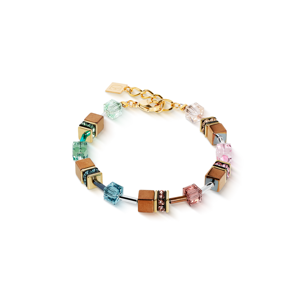 Bracelet GeoCUBE® Iconic Metallic Art Nouveau or
