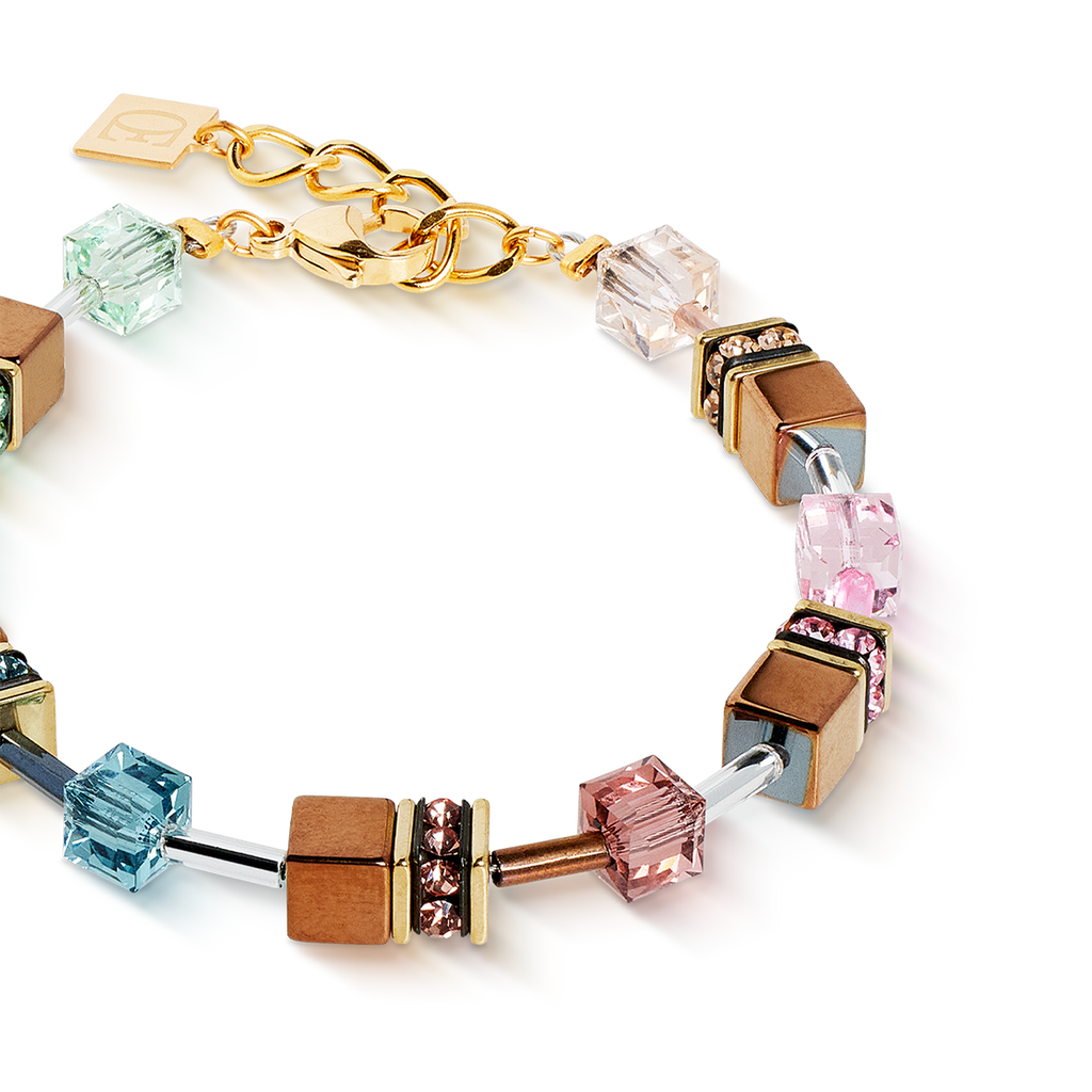 Bracelet GeoCUBE® Iconic Metallic Art Nouveau or