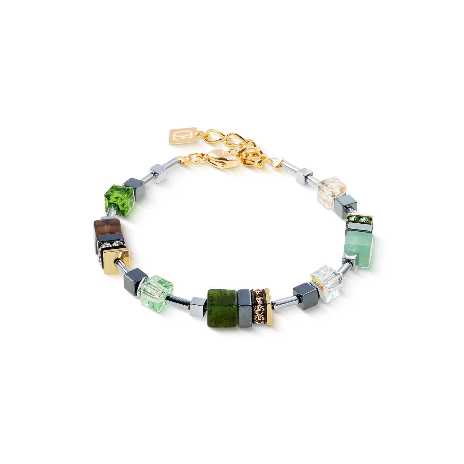 Bracelet GeoCUBE® Precious Motion Forest Light or