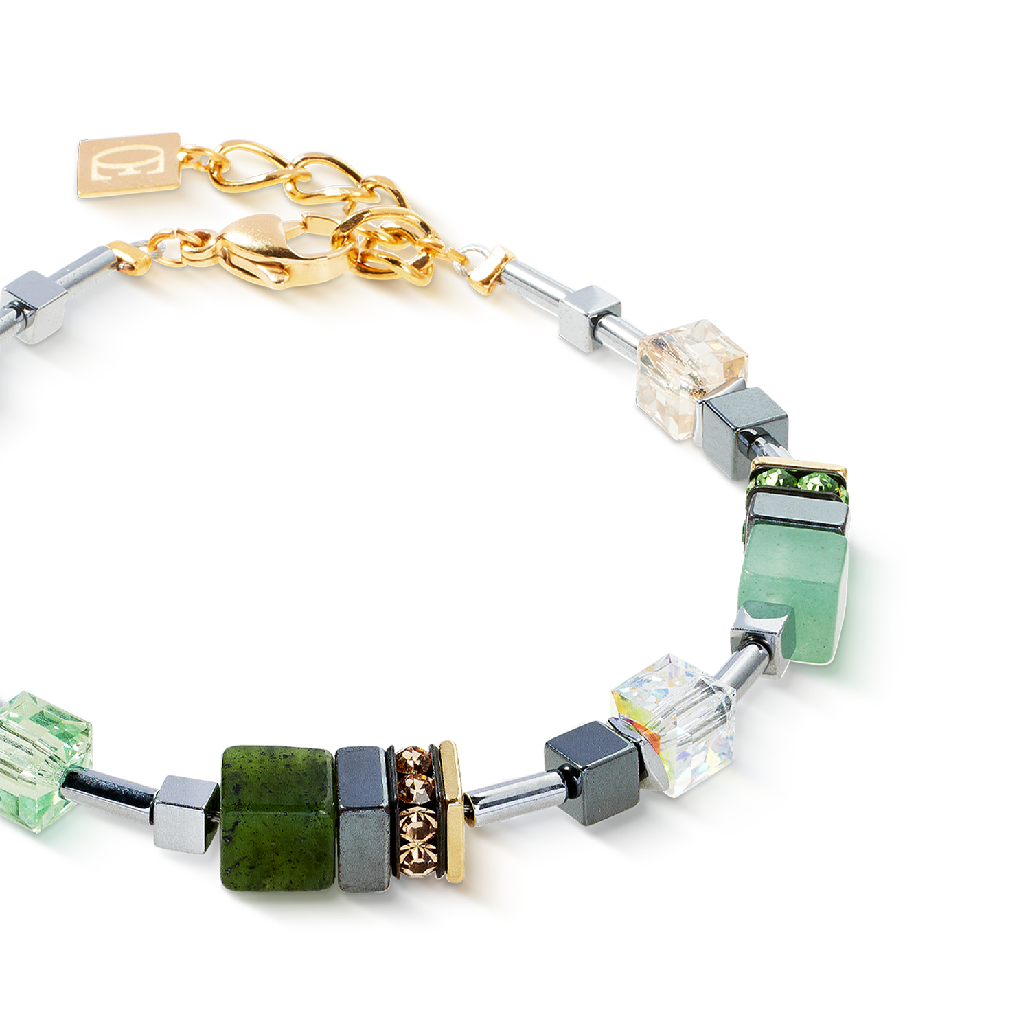 Bracelet GeoCUBE® Precious Motion Forest Light or