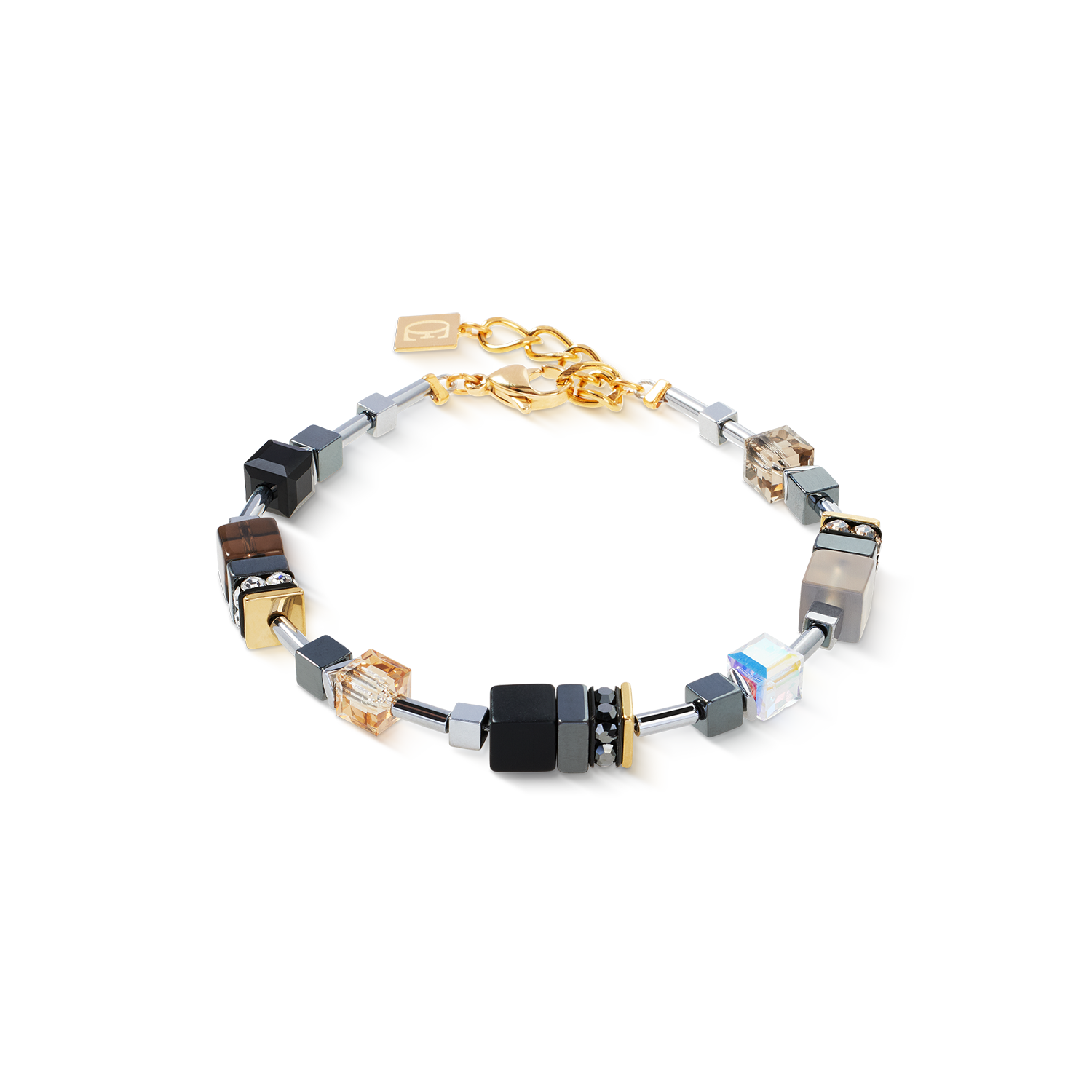 Bracelet GeoCUBE® Precious Motion Stone Whisper gold