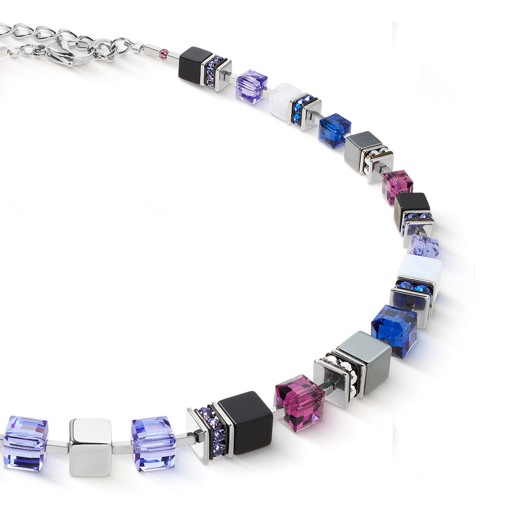 Collier GeoCUBE® Precious Statement Blue Moon