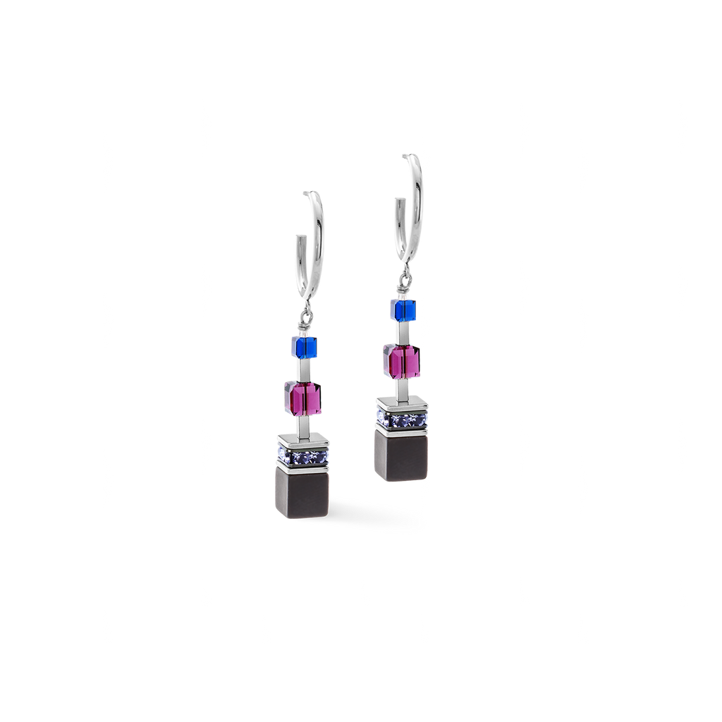 Boucles d'oreilles GeoCUBE® Precious Statement Blue Moon