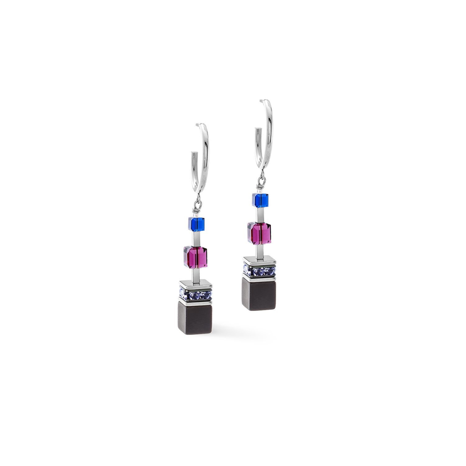 Boucles d'oreilles GeoCUBE® Precious Statement Blue Moon