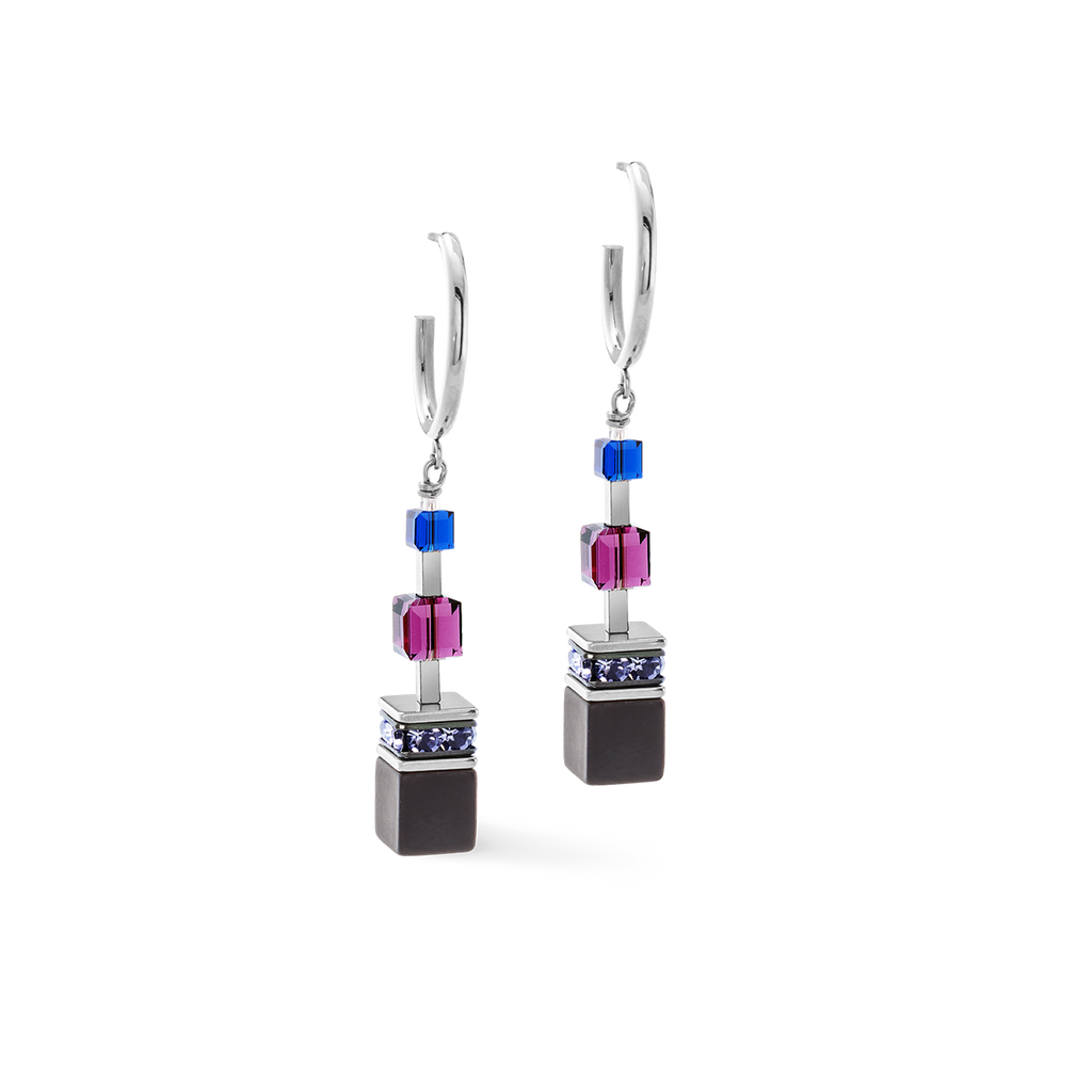 Boucles d'oreilles GeoCUBE® Precious Statement Blue Moon