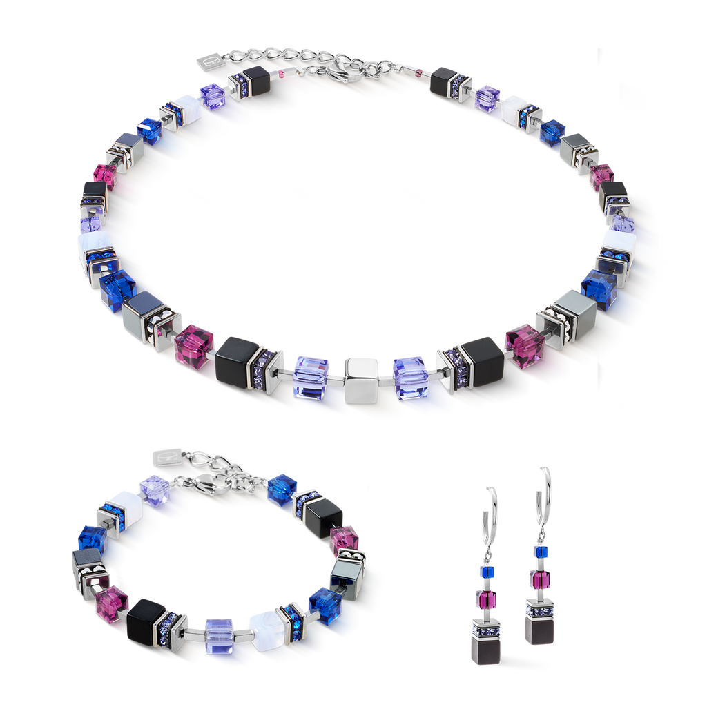 Boucles d'oreilles GeoCUBE® Precious Statement Blue Moon