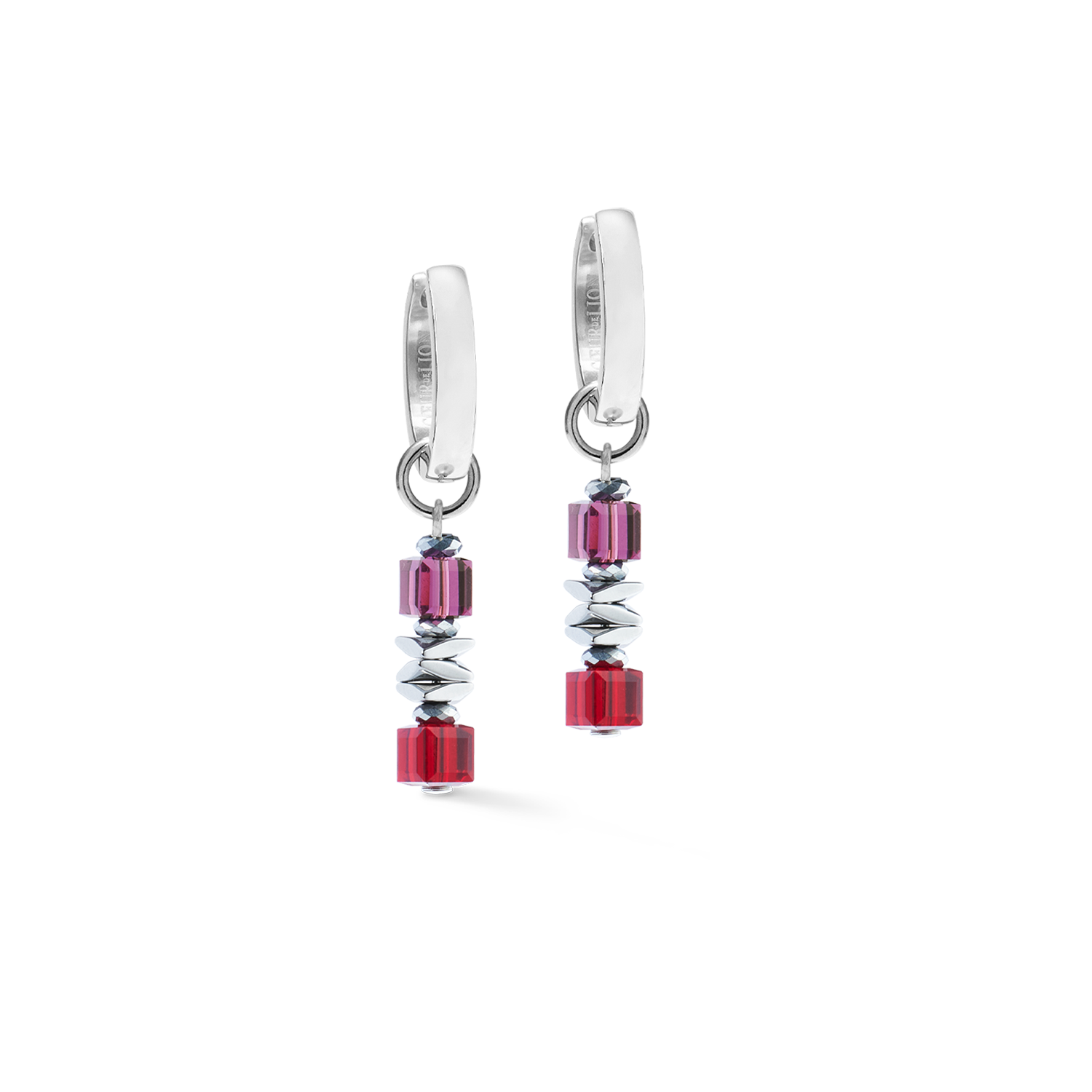 Créole Wave Cube Flow argent-rouge