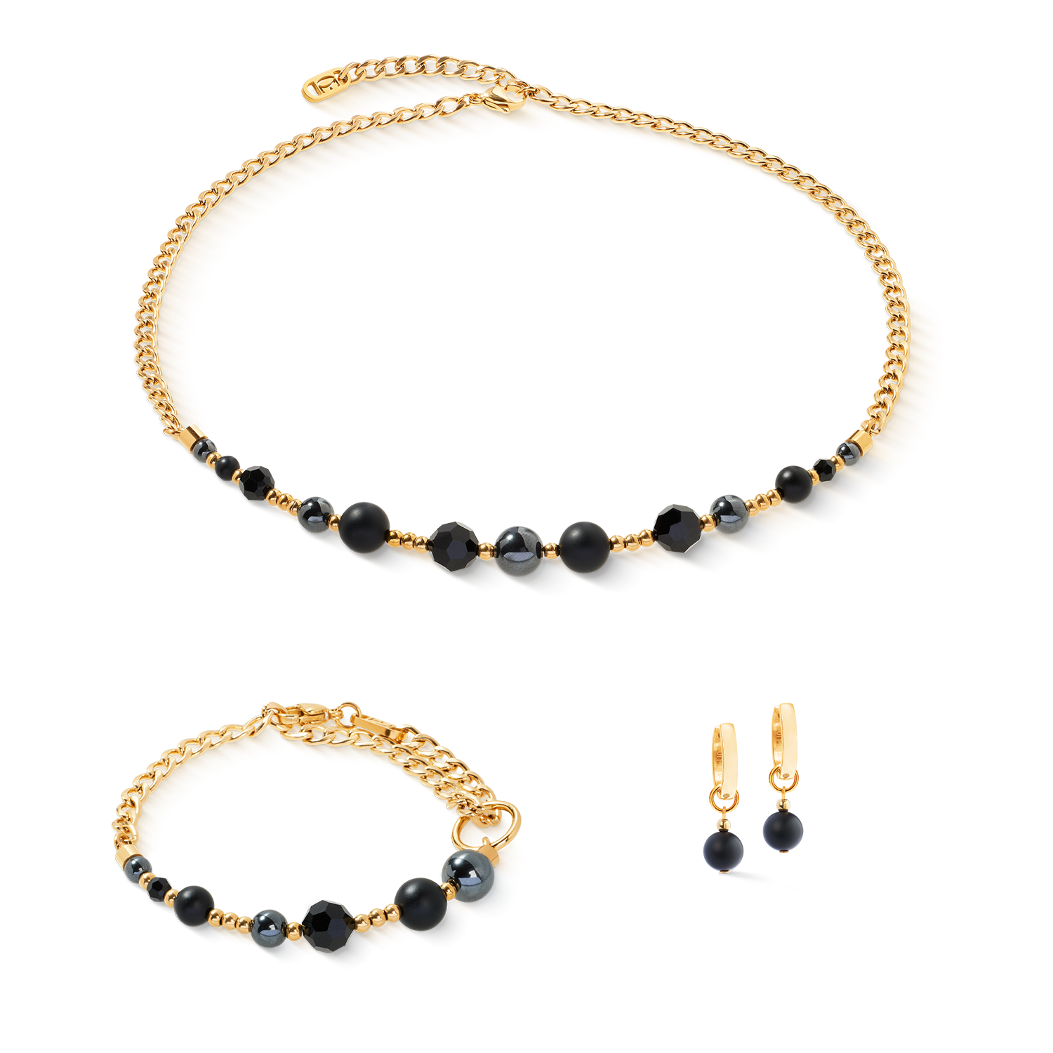 Bracelet Pure Spheres or-noir