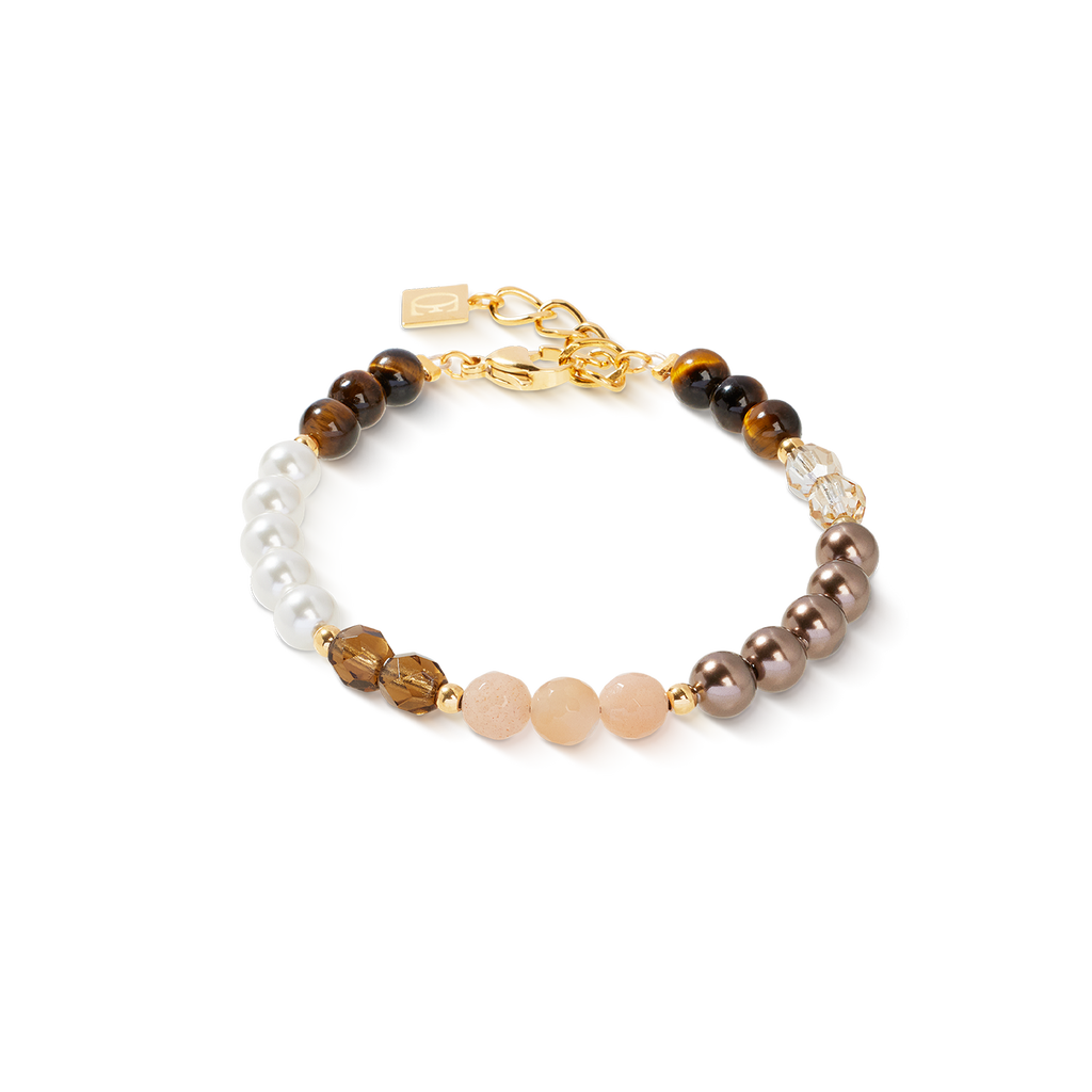 Bracelet Precious Elysia or-marron