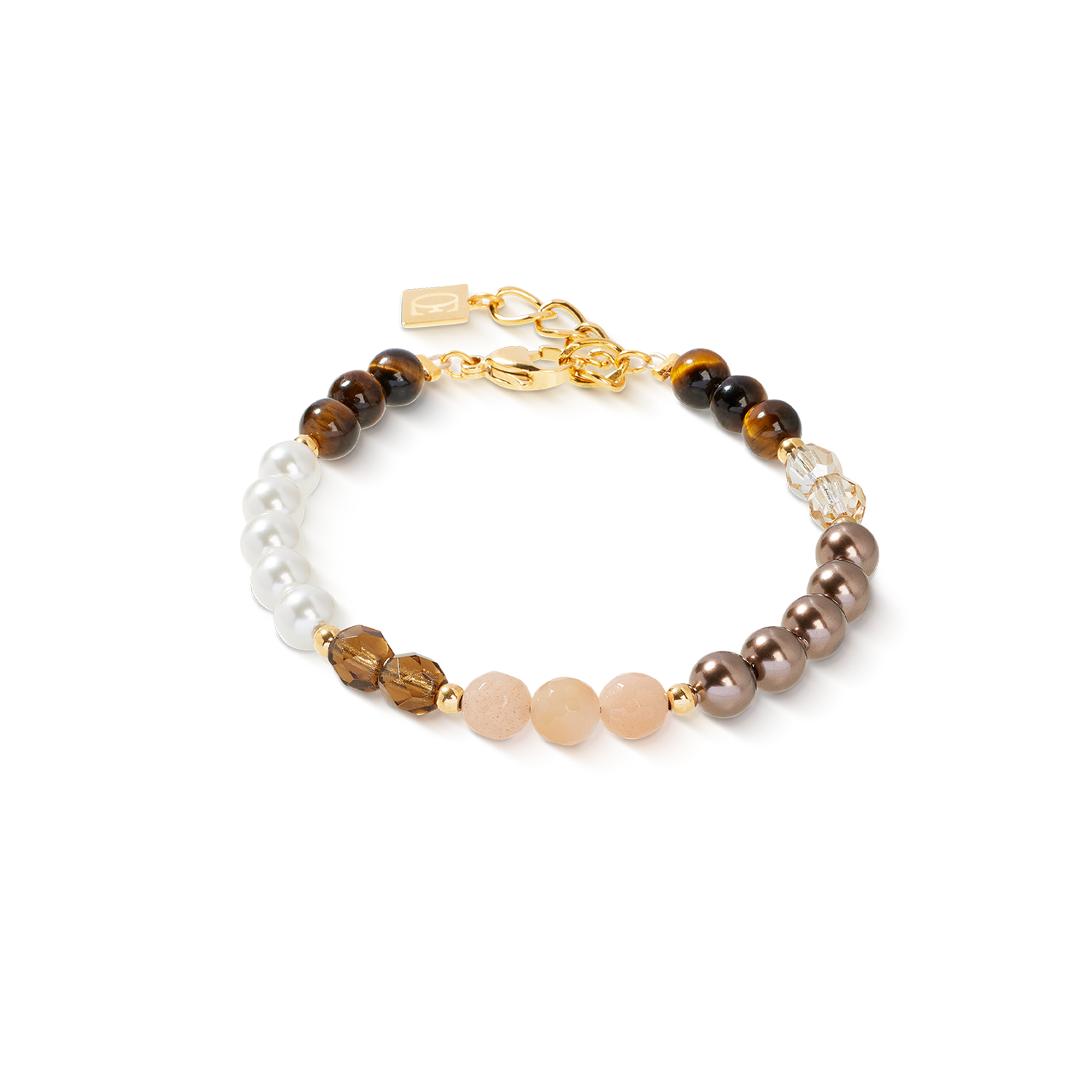 Bracelet Precious Elysia or-marron