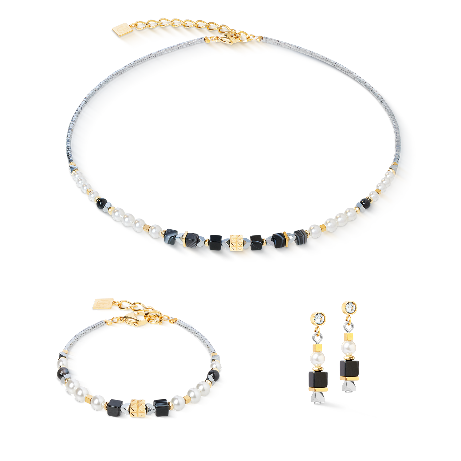 Boucles d'oreilles Modern Elegance Spikes or