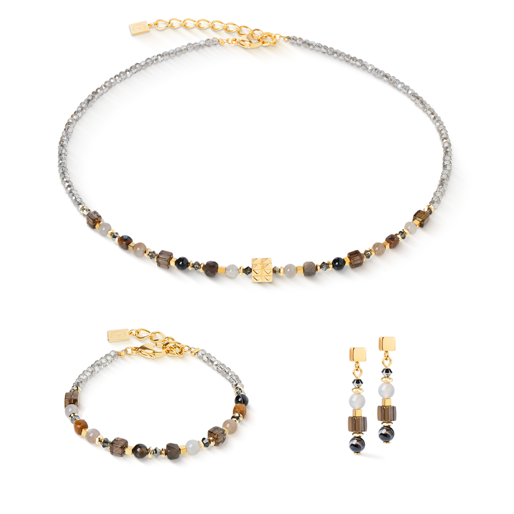 Boucles d'oreilles Shape Mix Spikes Smoky Glow