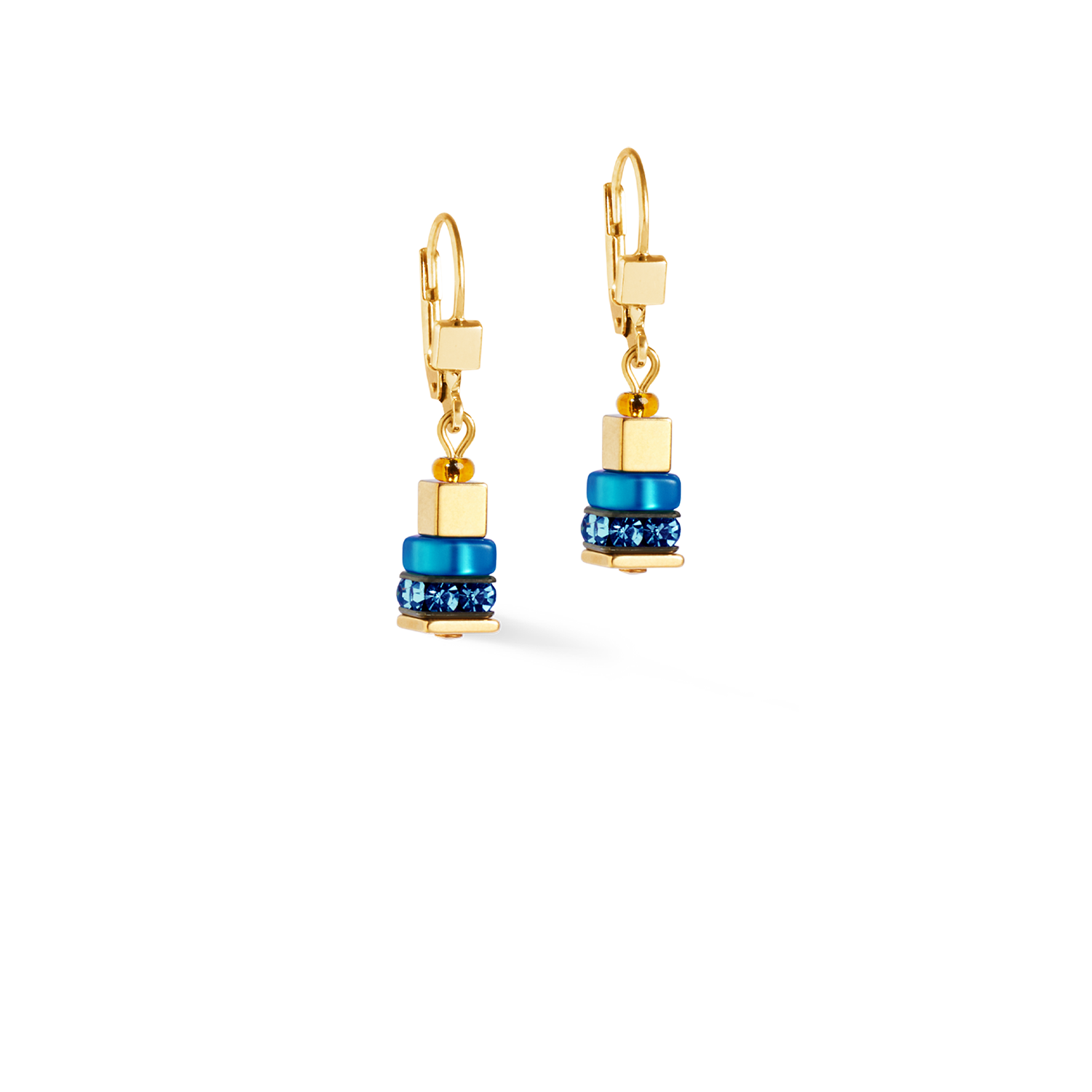 Boucles d'oreilles Autumn Glow Cube multicolore